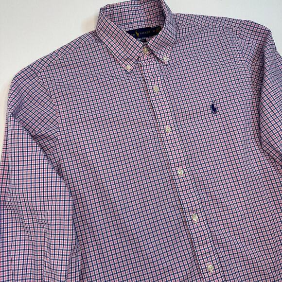 Ralph Lauren Polo Button Front Plaid Classic Fit Dress Shirt. - Picture 2 of 6